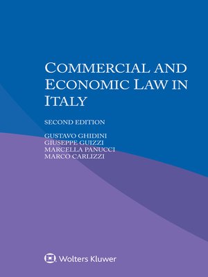 cover image of Commercial and Economic Law in Italy